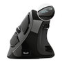 Trust Voxx Ratón Vertical Ergonómico Inalámbrico Bluetooth/2.4GHz Negro